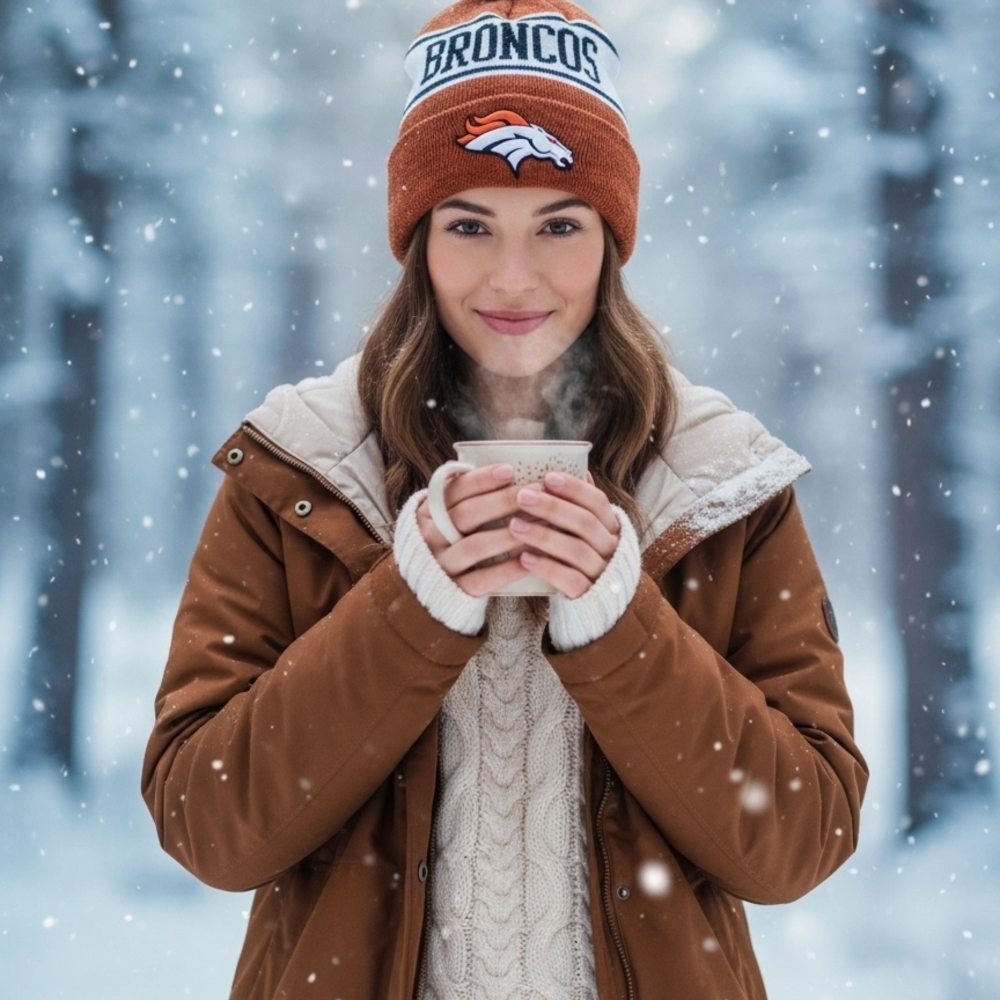 Denver Broncos Knit Beanie Hat - Women's And Men